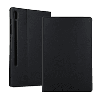For Samsung Galaxy Tab S7 T870 Flat Leather Case t875 TPU Soft Shell Shockproof S7 Case Black