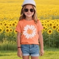 thumbnail image 2 of TOWED22 Girl's Cartoon Graphic Tees Short Sleeve Crewneck Oversized Preppy T Shirt Cute Summer Tops(Orange,9-10 Y), 2 of 4