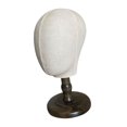 thumbnail image 4 of Bunblic Mannequin Head Hat Display Rack Multifunctional Head Stand Wig Making Hat Display Head for Hairdressing Shop Markets Home Use dark brown, 4 of 8