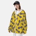 thumbnail image 3 of Balery Summer Pineapple Sudadera ligera de manga larga con capucha y protección solar UPF 50+ para hombre y mujer, ideal para pesca y running-Large, 3 of 7