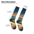 thumbnail image 2 of Naloa Sunflowers At Sunset Knee Socks, High Socks Long Stretchy Sock Women Knee High Stocking, Long Socks for Women, 2 of 6