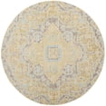 thumbnail image 4 of SAFAVIEH Windsor Daquan Traditional Area Rug, Light Grey/Lime, 9' x 13', 4 of 6