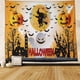 thumbnail image 1 of Tapiz de Halloween, tapiz de calabaza, decoración de murciélago, tapiz de bruja, colgante de pared para decoración de fiesta de Halloween, dormitorio (150x200cm) JAMW Sencillez, 1 of 5