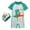 Green-d, variant on ibiyuan Baby Boy Swimming Suit Boys UPF 50+ Sun Long Sleeve Rash Guard Swim Shirt With Matching Swim Trunks For Beach Pool,L