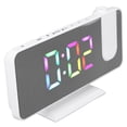 thumbnail image 4 of Reloj despertador digital Jadeshay Proyección color RGB compacto y liviano, 4 of 8