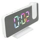 thumbnail image 5 of Reloj de proyección de color RGB, reloj despertador digital RGB con superficie de espejo, reloj despertador digital RGB con funciones mejoradas, 5 of 12