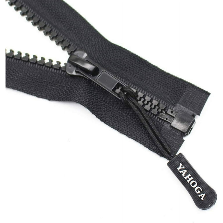 YaHoGa 2PCS #5 27 Inch Separating Jacket Zippers for Sewing Coats