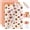 Harvest Pumpkin, variant on Fall Tissue Paper, 60 Sheets Orange Tissue Paper Bulk for Wrap Bags, Wrapping Paper for Autumn Harvest Thanksgiving Halloween Party Decor,Turkey Pumpkin Maple Leaf Patterns