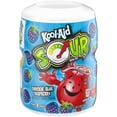thumbnail image 3 of Kool-Aid Sour Shockin' Blue Raspberry Sugar-Sweetened Artificially Flavored Powdered Soft Drink Mix, 19 oz Canister, 3 of 8