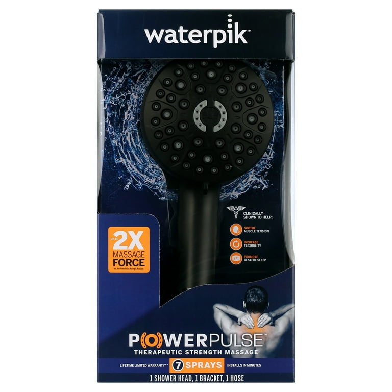 Waterpik PowerPulse Massage Hand Held Shower Head, XSP-755ME