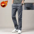 thumbnail image 3 of Pantalones holgados de algodón para hombre, pantalón informal, de negocios, de oficina, rectos, originales, Y2k, estéticos, baratos, para otoño e invierno, 3 of 5