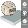 thumbnail image 4 of 4.5-Inch Sturdy Box Spring for Mattress Support-Durable and Easy to Assemble Natural Wood Foundation for Twin, White, 4 of 5