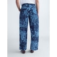 thumbnail image 3 of Free Assembly Women's and Women's Plus Print Barrel Jeans, 30" Inseam, Sizes 0-28W, 3 of 6