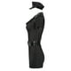 thumbnail image 4 of Body de oficial de policía para mujer traje de Cosplay de policía erótico con cierre de cremallera vestido elegante, 4 of 7