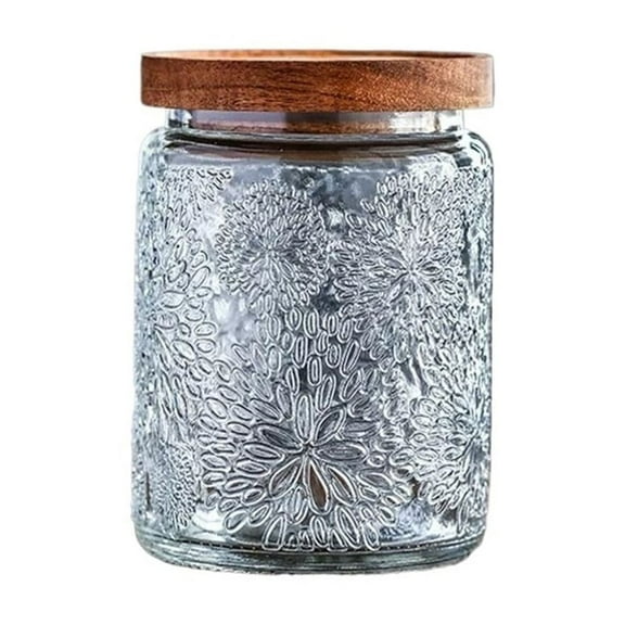 Butter Dish with Lid Made of Glass for Storing Jams, Candies, Condiments in the Kitchen.