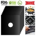 thumbnail image 1 of 8 Packs de Coussinets de Protection pour Cuisinière à Gaz Antiadhésifs Réutilisables pour Cuisine, 1 of 5