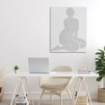 thumbnail image 2 of Stupell Industries Veiled Nude Contour Canvas Wall Art design by Melissa Wang, 30 x 24, 2 of 7