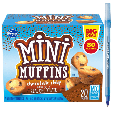 KR Chocolate Chip Mini Muffins BIG Deal 33 oz KR Chocolate Chip Mini Muffins BIG Deal 33 oz