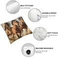 thumbnail image 4 of Horse Pillow Cases Cushion Covers Soft Decor Cute Animal Decor Throw Pillowcases Kawaii Farm Cowboy Cushion Cases Bedroom, 4 of 5