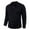 Black, variant on ZCFZJW Mens Knit Polo Sweater Casual Long Sleeve Quarter Zip up Striped Cable Knitted Pullover Sweater Classic Basic Collared Golf Shirts Gray XL