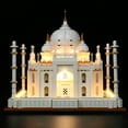 thumbnail image 5 of LED Light Kit for Legos 21056 Street View Architecture Series Taj Mahal Building Set, Upgrade Version Lighting Kit Compatible with Legos 21056 Set (Only Lights Kit Without Model), 5 of 8
