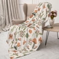 thumbnail image 3 of Sikiie Forest Mushrooms Insects Cozy Flannel Fleece Throw Blanket: Lightweight & Thick for All Seasons - Perfect for Women, Men, & Kids"80"x60", 3 of 6