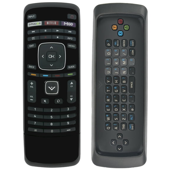 XRT303 Dual Remote for Vizio TV E3D320VX E3DB420VX E3D470VX w QWERTY Keyboard