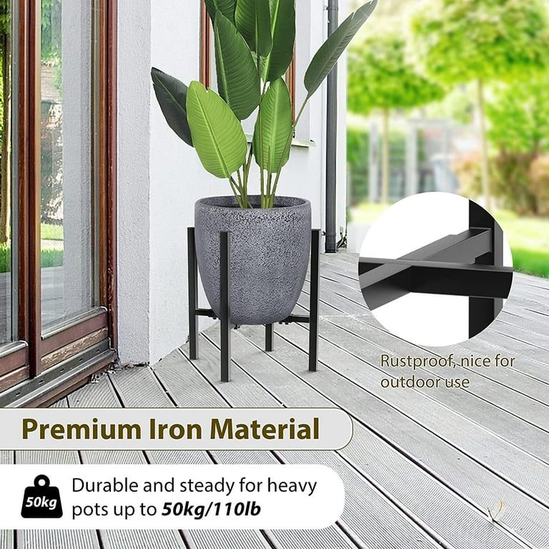 Metal Plant Stand, Heavy Duty Plant Stand for Indoor and Outdoor