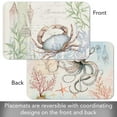 thumbnail image 3 of CounterArt "Caribbean Seas" 4 Pack Reversible Flexible Plastic Tabletop Placemats, 3 of 8
