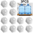 thumbnail image 1 of Ruedas Giratorias Adhesivas para Muebles Pequeños (bola Goma) Color Blanco 12 Uds., 1 of 5