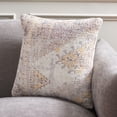 thumbnail image 2 of SAFAVIEH Dali 18" x 18" Contemporary Plum Abstract Cotton/Polyester Decorative Pillow, 2 of 6