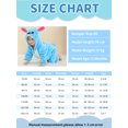 thumbnail image 7 of MICHLEY Unisex Infant Toddler Animal Flannel Hooded Romper Jumpsuit, Fall Winter Warm Soft One-Piece Onesie, Machine Washable, 0-3T, 7 of 7