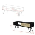 thumbnail image 7 of Coffee Table Magness, Modern -Tone Design, Open Shelf & Drawer Storage, 7 of 7