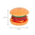 thumbnail image 5 of Wooden Pretend Hamburger Sandwich Stacking Toy, Simulation Fast Food Building Play Food Set with Order Cards, Kitchen Pretend Play House Toys, Role Play Toy for Kids Ages 3 and Up, 5 of 7