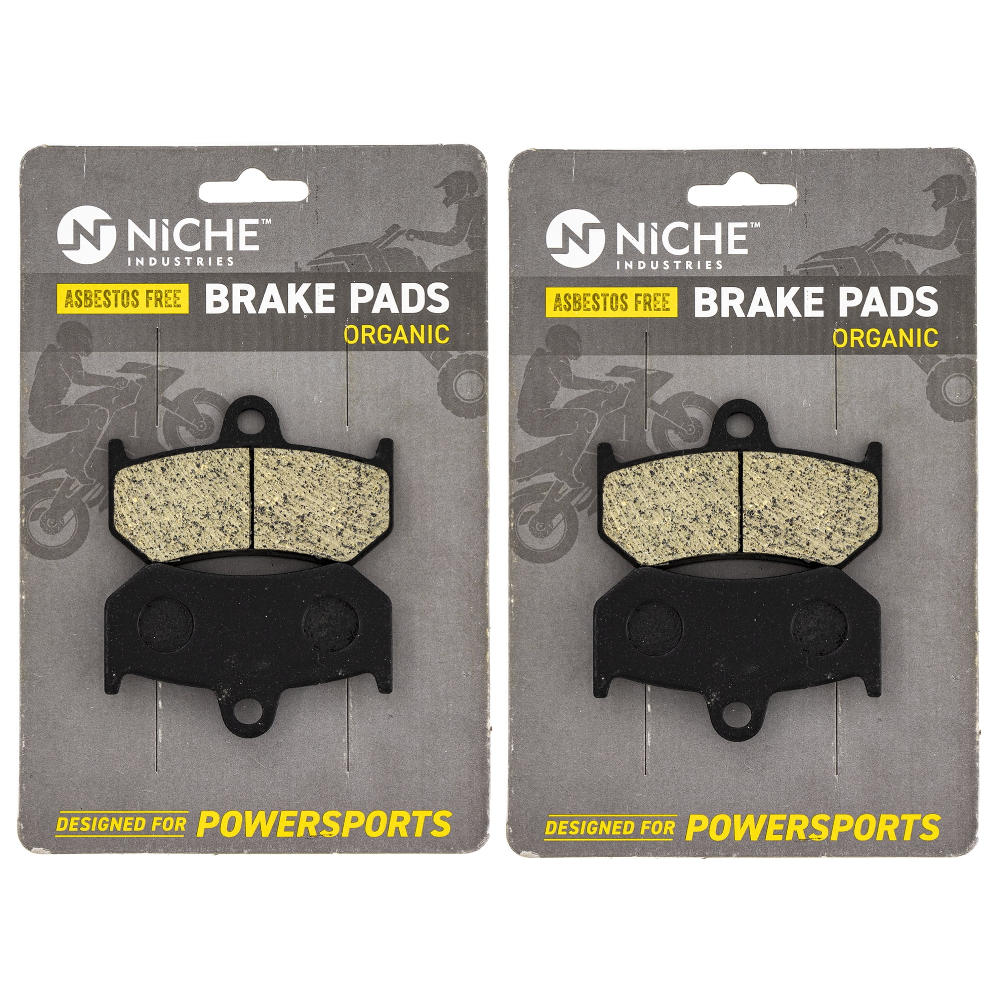 NICHE Brake Pad Set for Yamaha Apex LTX Attak Nytro RX1 Rear Organic 2 Pack NICHE Brake Pad Set for Yamaha Apex LTX Attak Nytro RX1 Rear Organic 2 Pack