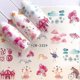 thumbnail image 4 of YZW 3324 1 Sheet Watercolor Floral Flower Nail Sticker Gel Wraps Decal Manicure Decor, 4 of 5