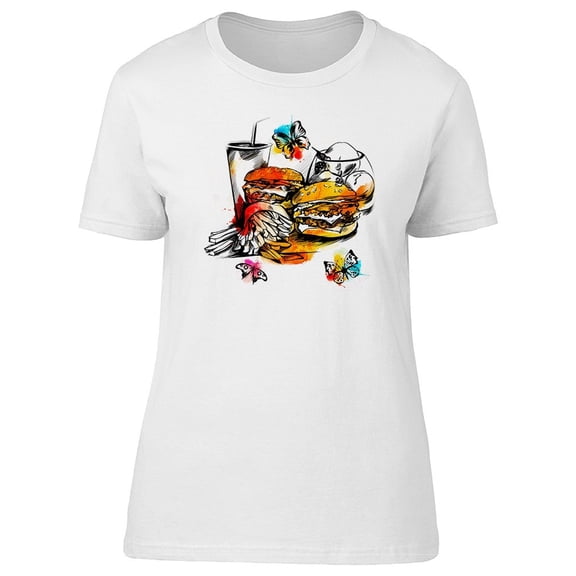 Fast Food And Butterflies Tee Men's -Image by Shutterstock