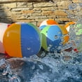 thumbnail image 6 of Top Race Large Beach Balls Bulk Beach Balls - Big Inflatable Beach Balls 12 Inch for Kids, Pool, Summer Beach Party Favors & Water Games Beachball - Beach Balls Inflatable Large Beach Ball Pack of 12, 6 of 6