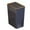 15L Blue, variant on Kitchen Wastebasket with Press Type Lid Narrow Garbage Can, Paper Basket Organizer, Bathroom Trash Can with Lids for Study 15L Blue