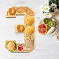 thumbnail image 5 of Hyknon Fillable Cardboard Tray Party Plate Number Wooden Paper Mache Box Serving Tray for Charcuterie Chocolate Candy Fruit, 5 of 5
