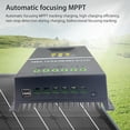 thumbnail image 2 of Tignapoo 100A Solar MPPT Charge Controller with LCD Display, Auto Voltage Detection for Lithium & Lead-Acid Batteries, Multi-Mode Adjustable, Off-Grid Solar System, 12V/24V/36V/48V Input/Output,, 2 of 6