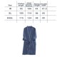 thumbnail image 3 of Kimono Portátil De Algodón, Bata Larga Ajustable, Bata De Baño Suave Y Cálida Hasta La Pantorrilla Con Cinturón Desmontable Para Baño De Hotel En Casa Methold HA027650-02, 3 of 6