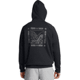 thumbnail image 2 of Men's Under Armour Rival Mountain Hoodie Color: Black Size: M, 2 of 4