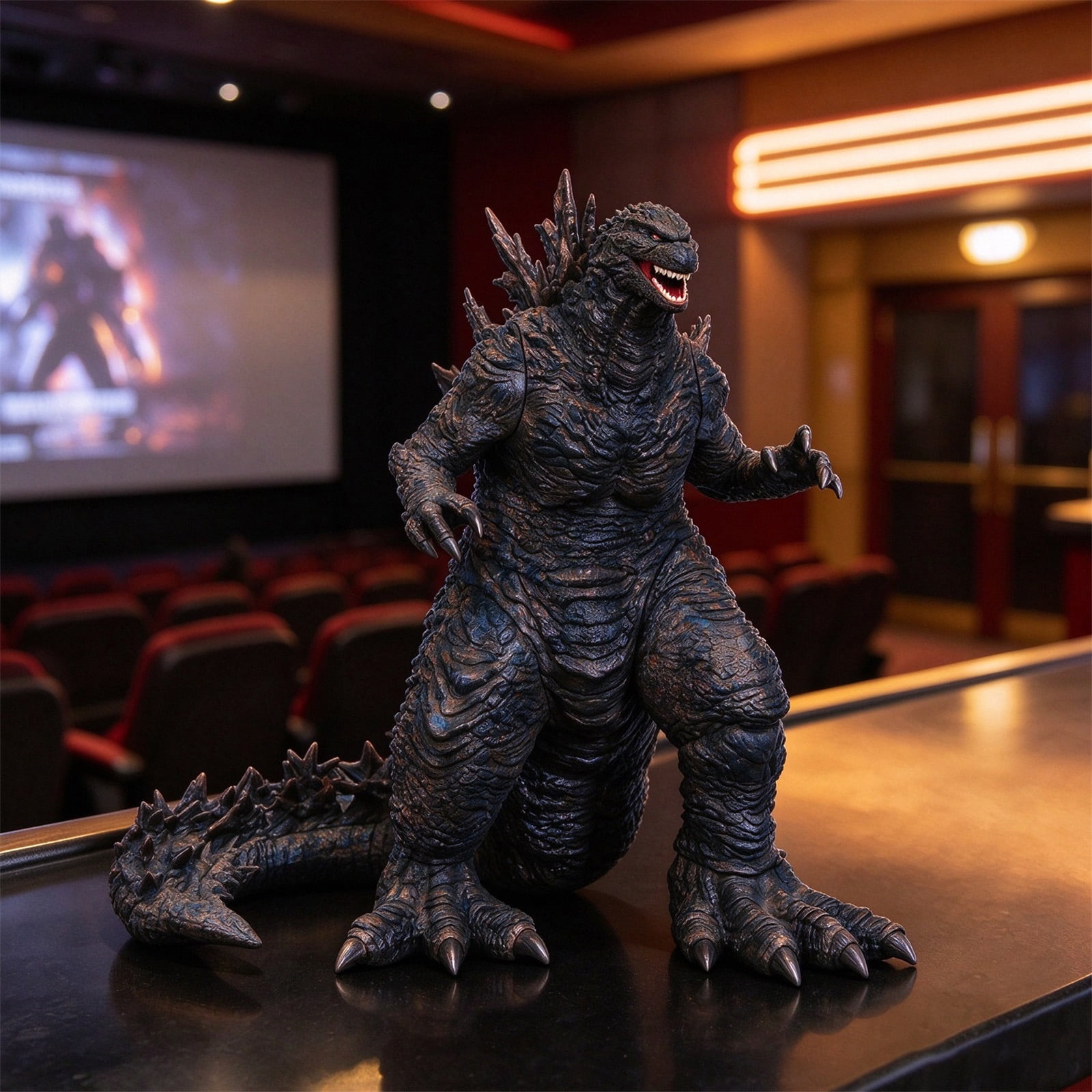 Godzilla Popcorn Bucket Limited Edition Collectible Figure, 3D Kaiju ...