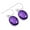 Amethyst Quartz, variant on Amber Earring 925 Sterling Silver Handmade Jewelry