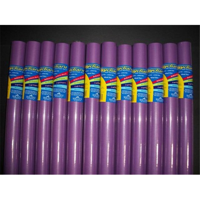 80055 RiteCo Raydiant RiteCo Raydiant Rouleaux d'Art Résistants à la Décoloration Violet 18 Po X 50 Pi Lot de 12