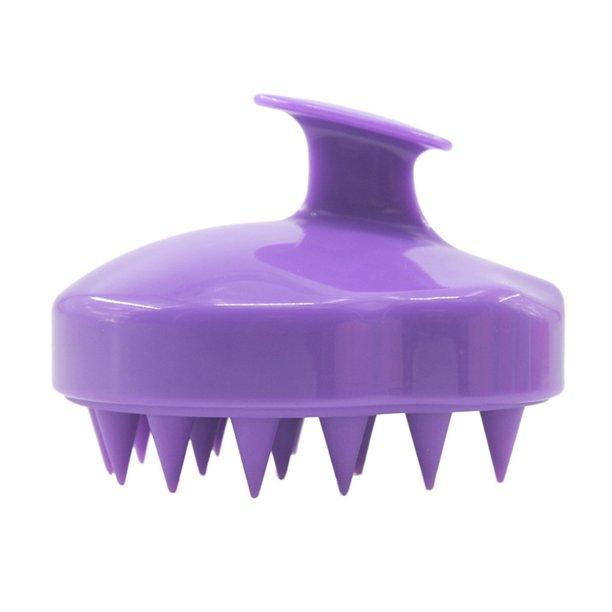Ygjytge Peine De Silicona Para Lavar El Cabello, Champú, Cabezal De Ducha, Cepillo De Masaje Corporal (Púrpura) Ygjytge Para estrenar