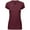 Maroon, variant on 342222.745.3XL Ladies Truhit Short Sleeve Jersey, Maroon - 3XL