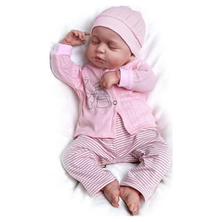  Pinky Reborn Baby Dolls Girl 20 Inch Soft Weighted Body  Realistic Newborn Baby Dolls with Pink Clothes and Headwear,Cute Lifelike  Handmade Silicone Sleeping Doll… : Toys & Games