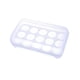 thumbnail image 1 of Caja de almacenamiento de huevos de 15 rejillas, contenedores de almacenamiento de refrigerador con tapa, cajas de mantenimiento fresco, soporte Almacenamiento y organización del hogar Blanco Yuarrent HA082534-03, 1 of 6